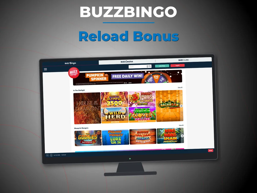 Buzzbingo - Reload Bonus