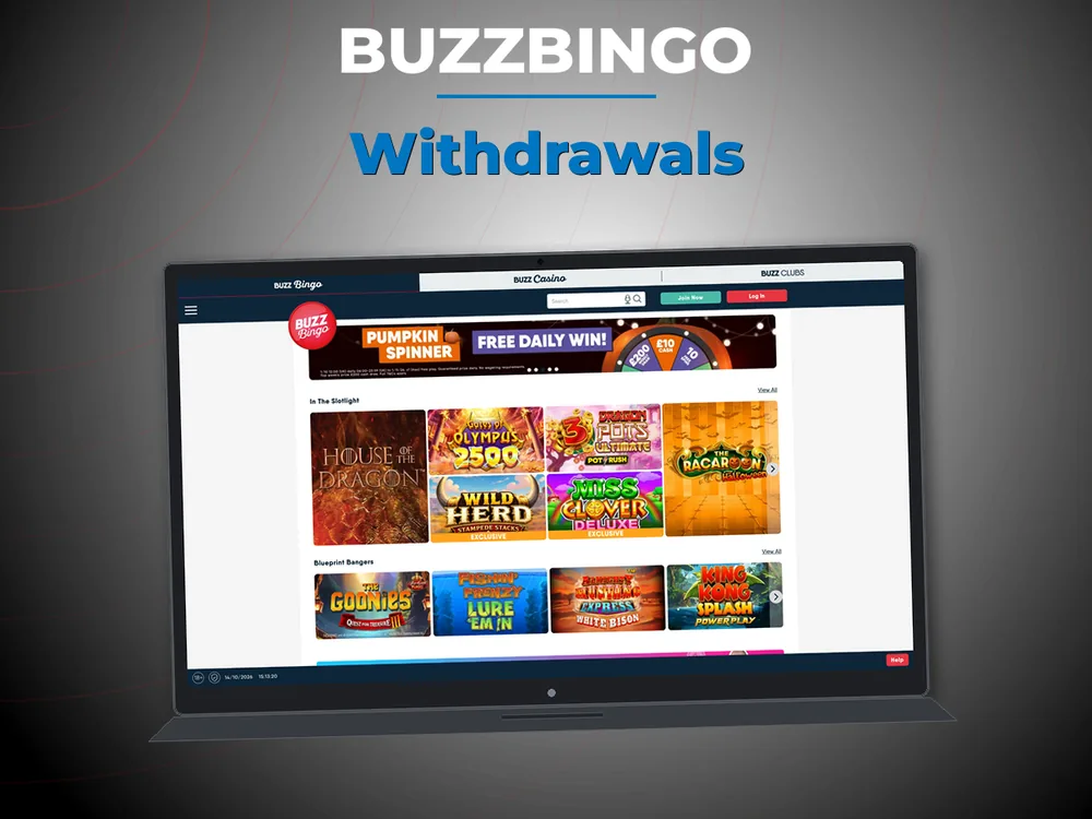 Buzzbingo - Withdrawals