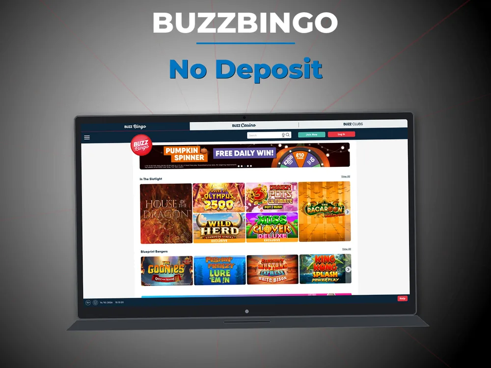 Buzzbingo - No Deposit